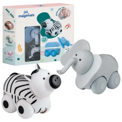 Clics Magimals Wheely Safari Box - 6dlg. Outlet
