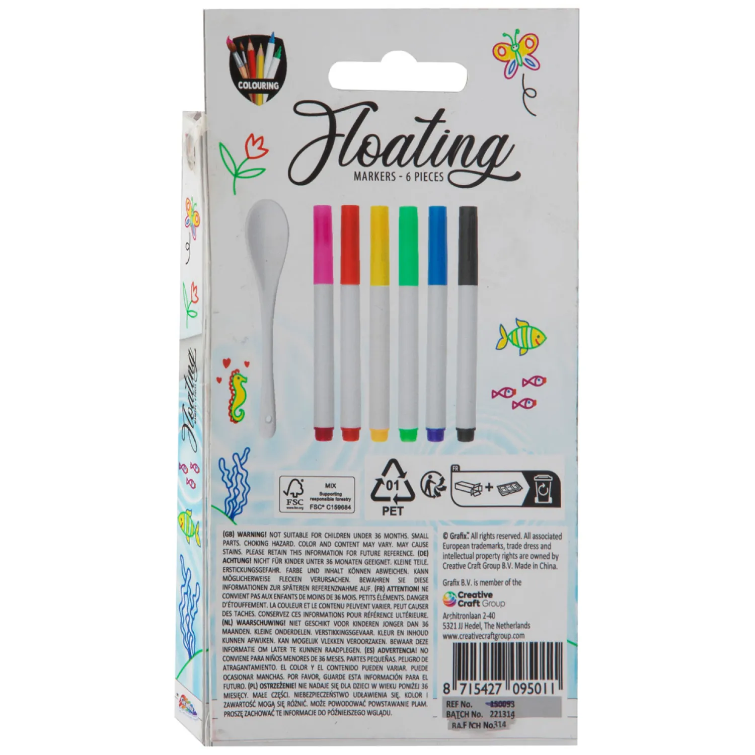 Magische Waterstiften, 6st.>Grafix