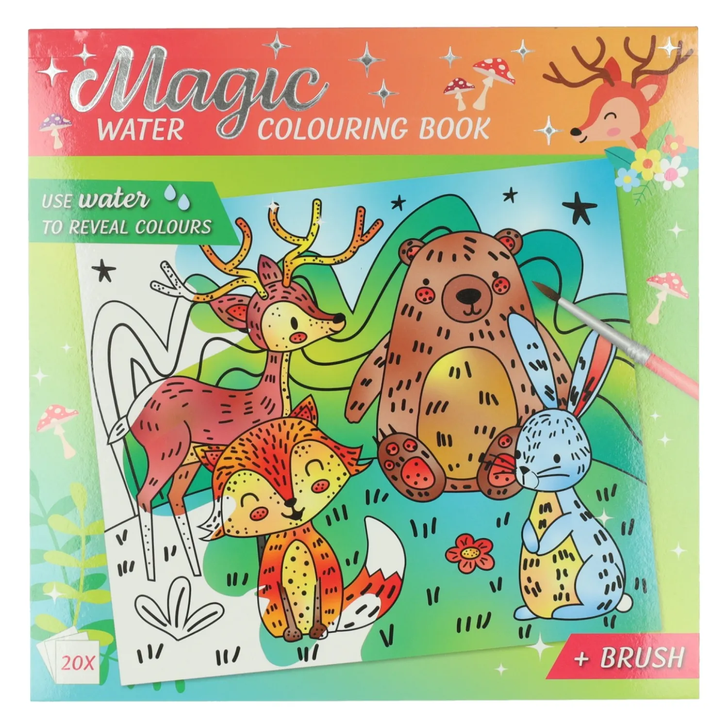 Magische Waterverfkleurblok Bosdieren-Wins Holland Outlet