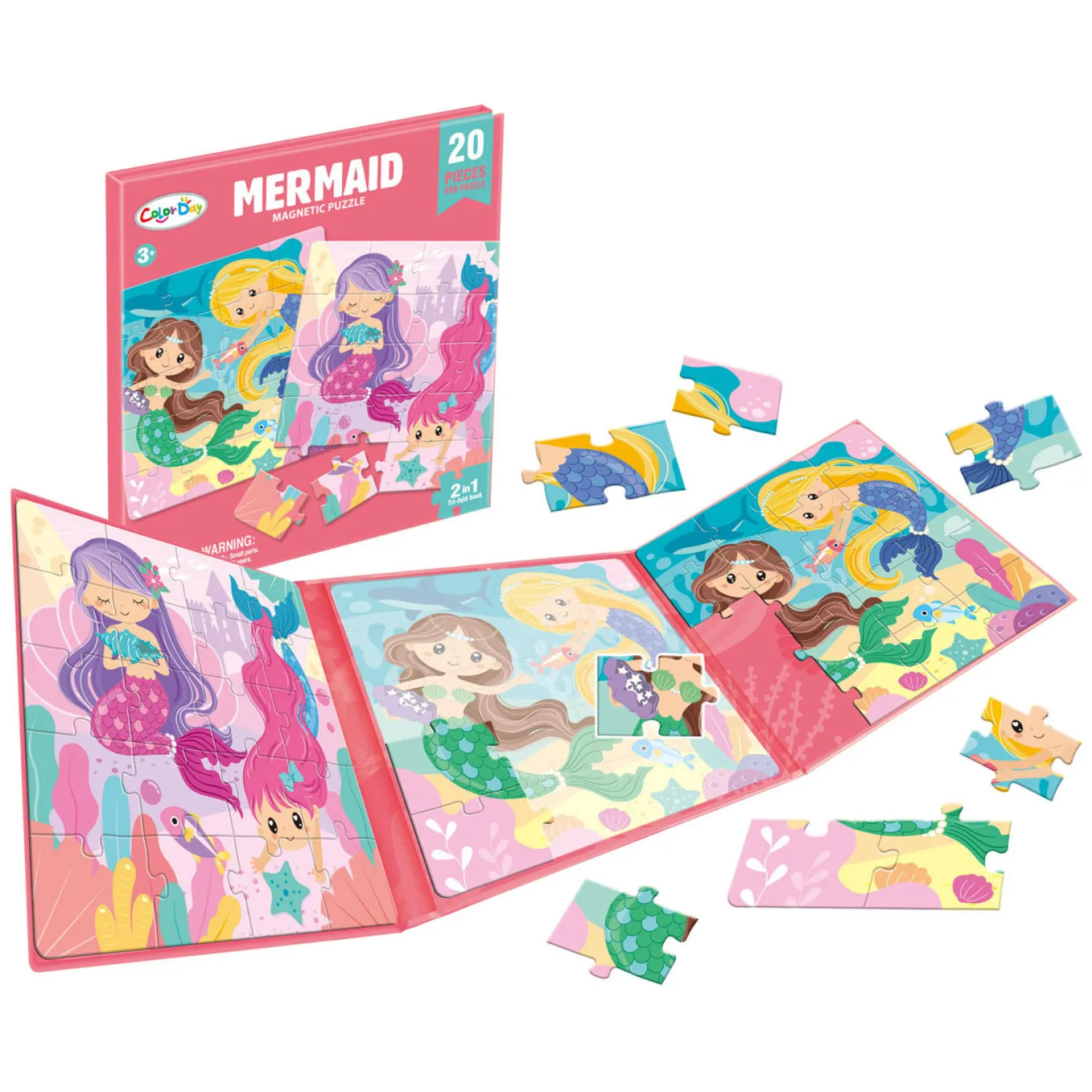 Magnetisch Puzzelboek Zeemeermin- Outlet