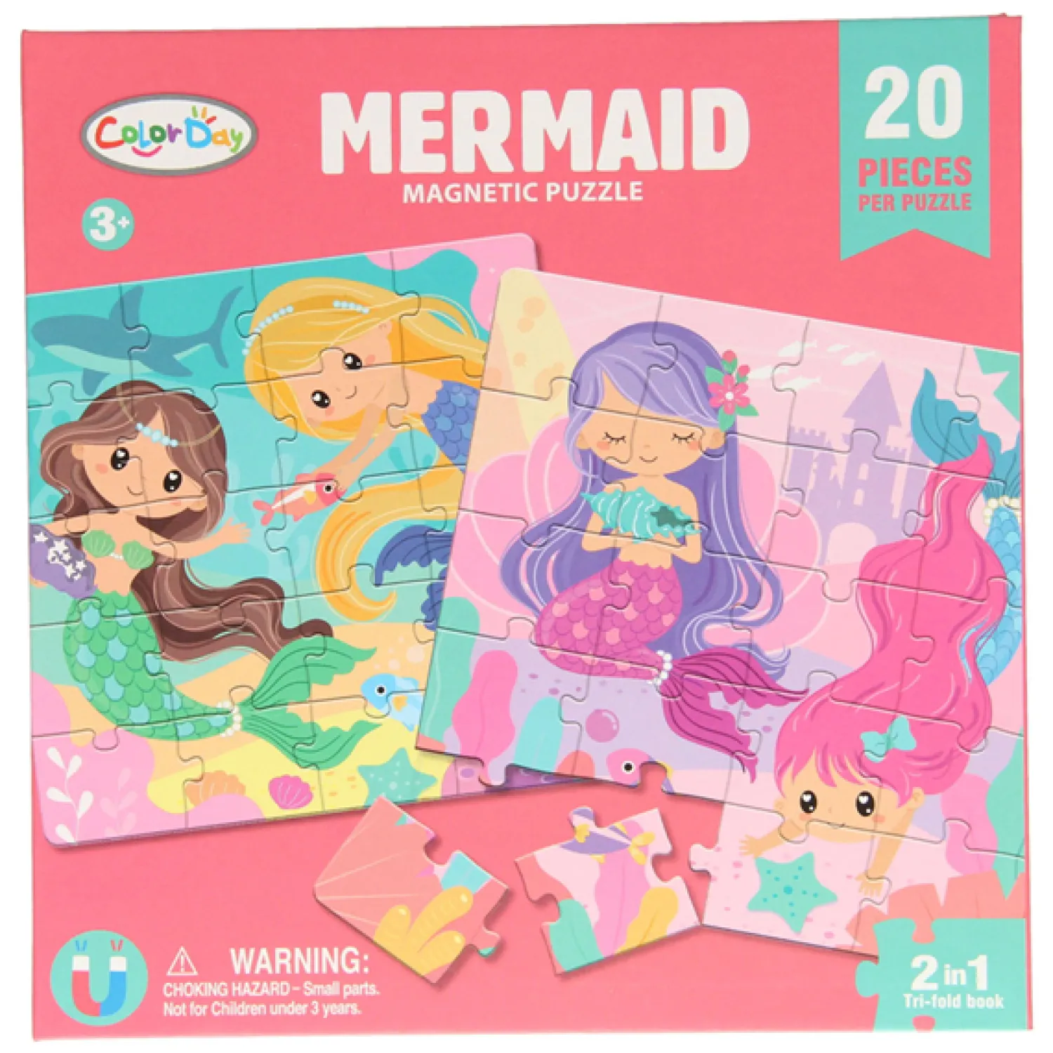 Magnetisch Puzzelboek Zeemeermin- Outlet