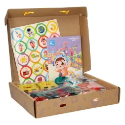 Magnetische Knikkerbaan Kasteel met Licht, 56dlg.