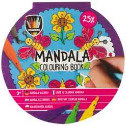 Mandala Kleurboek, 25 Kleurplaten><noscript><img width=