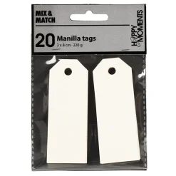 Manilla Labels Off-white, 20st.-Creativ Company Discount