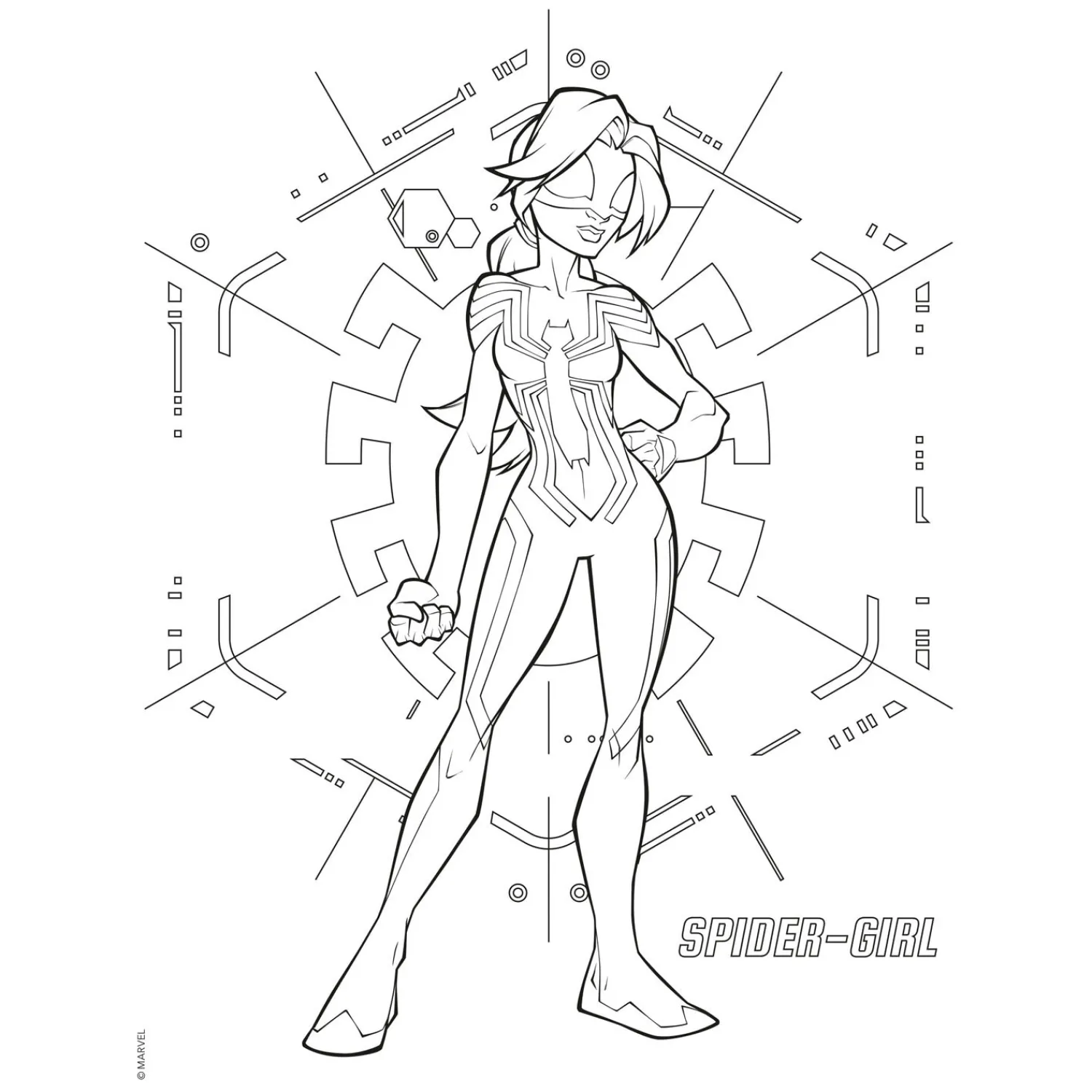 Deltas Marvel Spider-Man Color Kleurblok Best