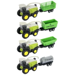 Maïshakselaar met Aanhanger en Pull-backfunctie-