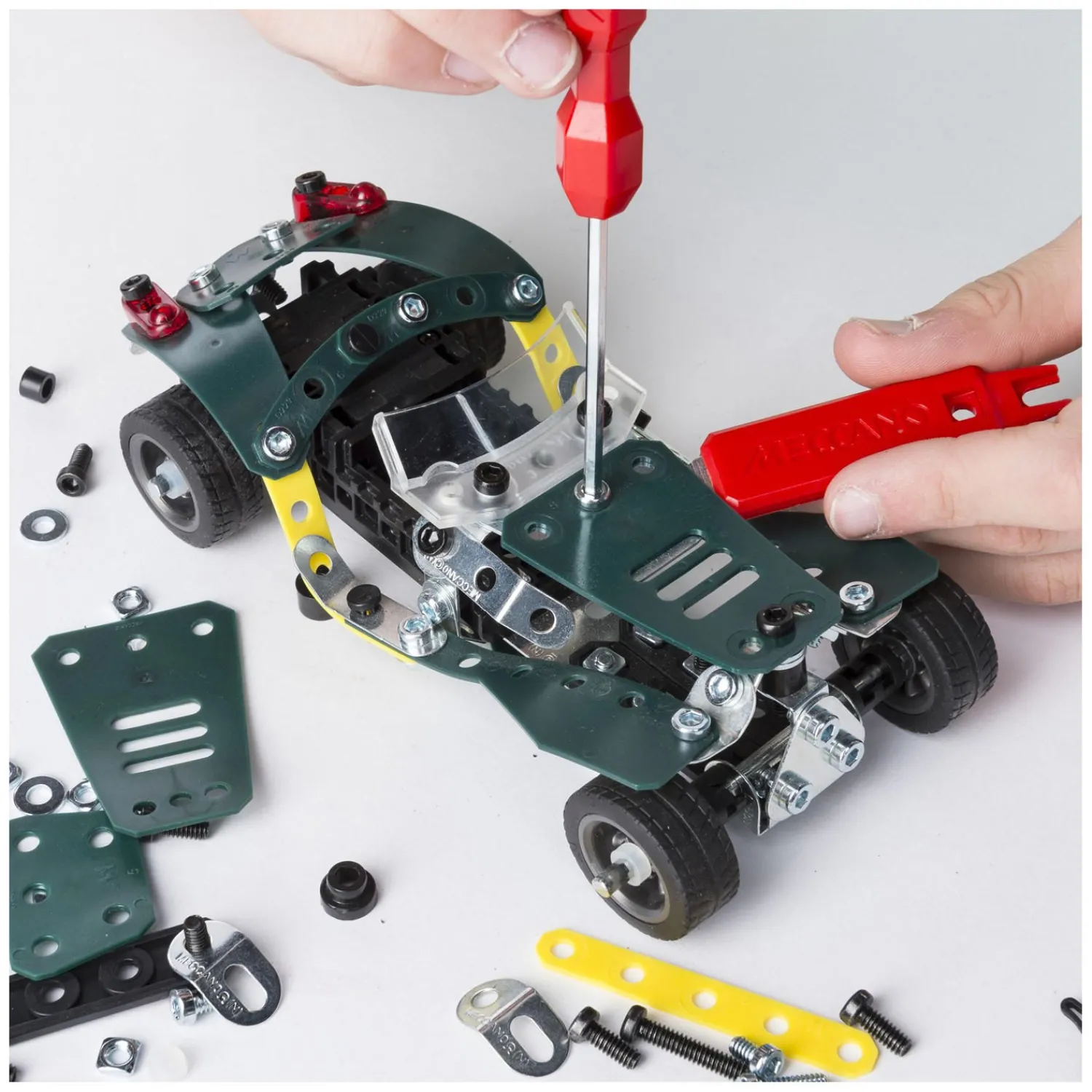 Spin Master Meccano - Pull Back Auto, 5in1 S.T.E.M. Bouwpakket Sale