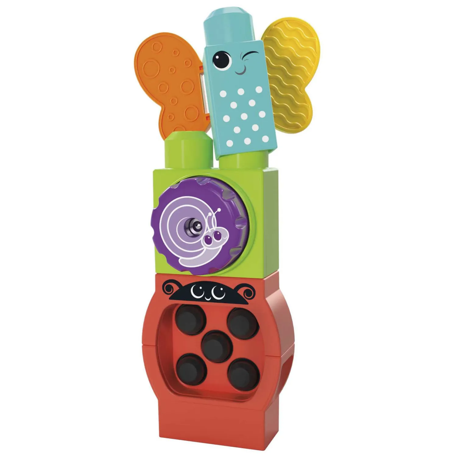 Move' N Groove Caterpillar Bouwset - 30dlg.>Mega Bloks Hot