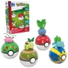 Mega Construx Pokémon Bouwset - Bulbasaur, Turtwig, Hoppip en Oddish-Mega Bloks New