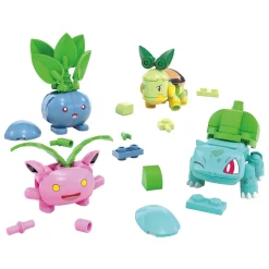 Mega Construx Pokémon Bouwset - Bulbasaur, Turtwig, Hoppip en Oddish-Mega Bloks New