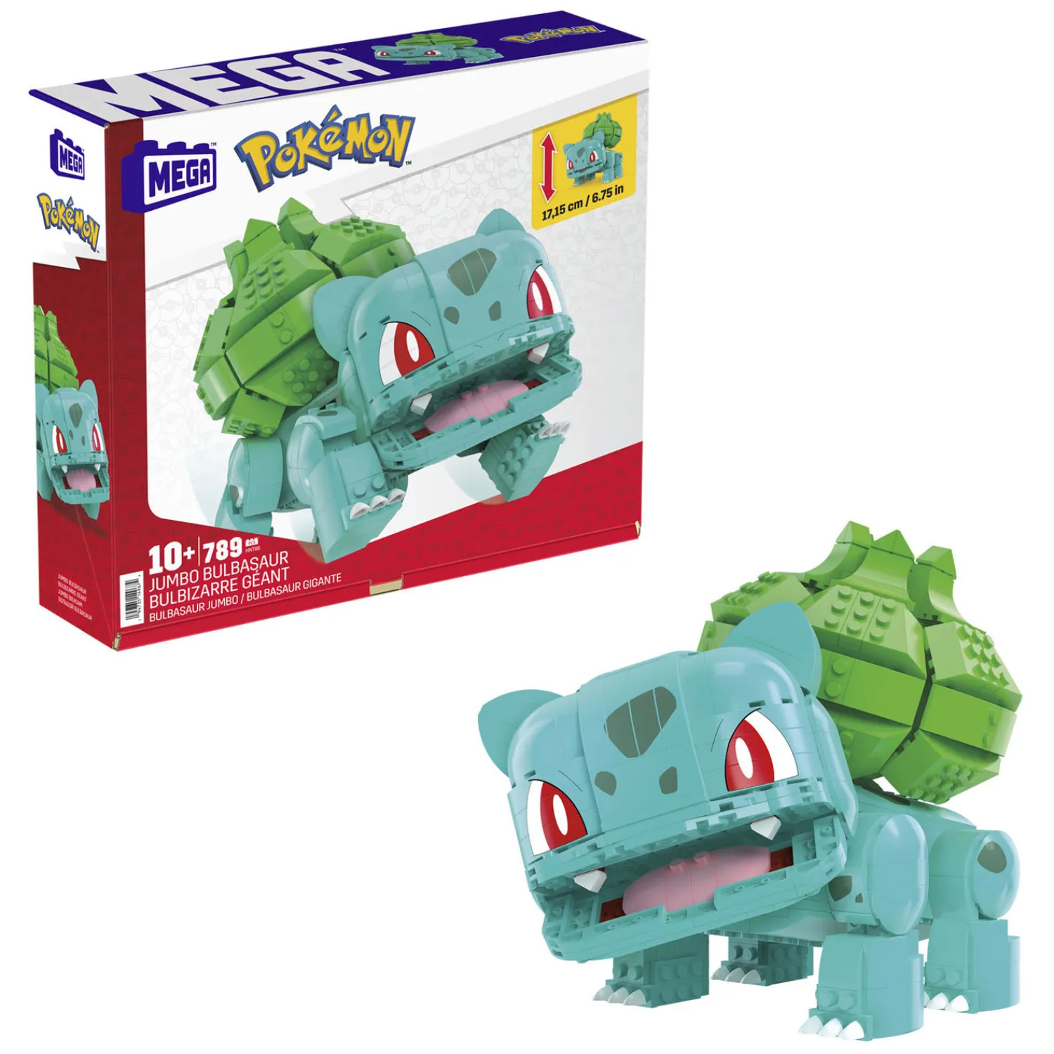 Mattel Mega Construx Pokémon Bouwset Jumbo Bulbasaur - 789dlg.