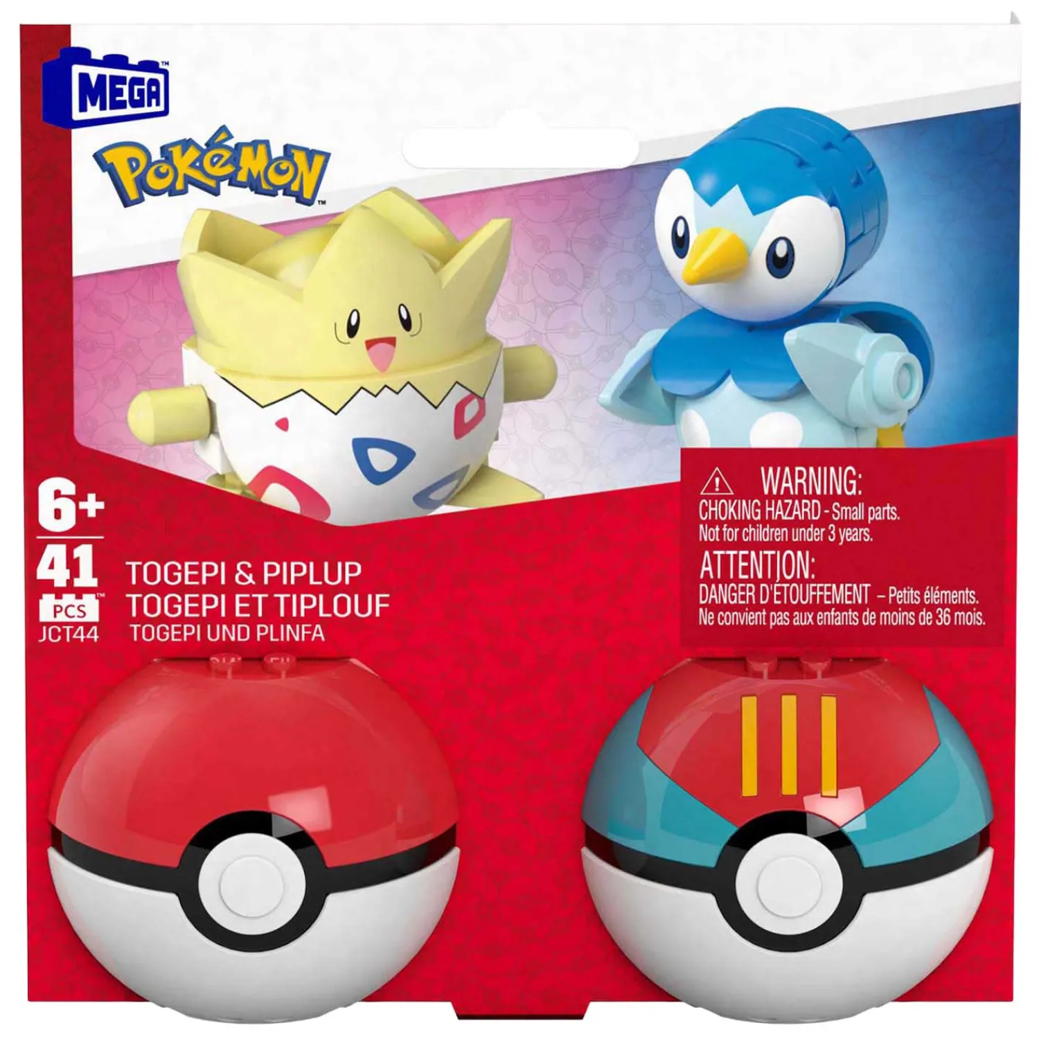 Mega Construx Pokémon Bouwset - Piplup en Togepi>Mega Bloks Clearance