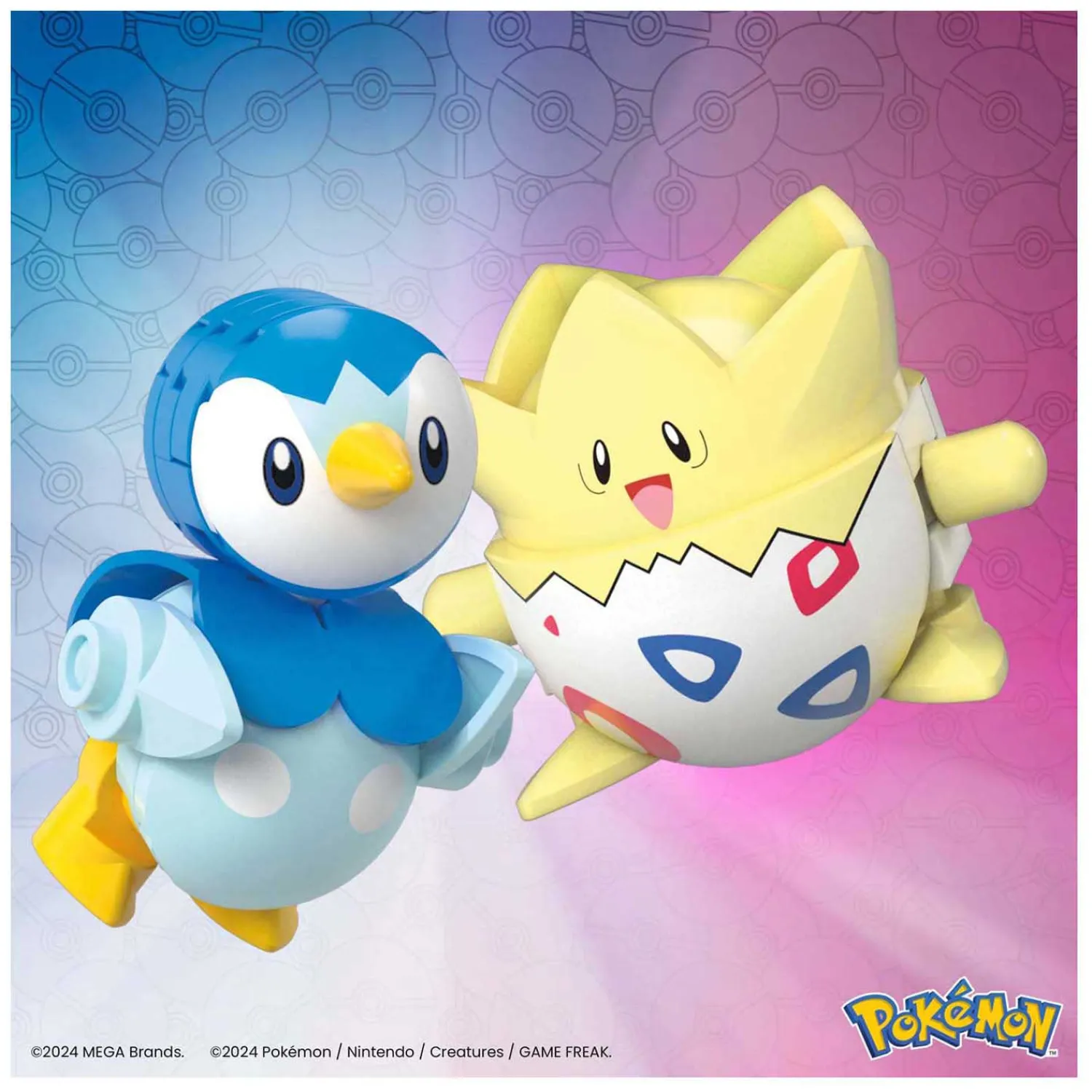 Mega Construx Pokémon Bouwset - Piplup en Togepi>Mega Bloks Clearance