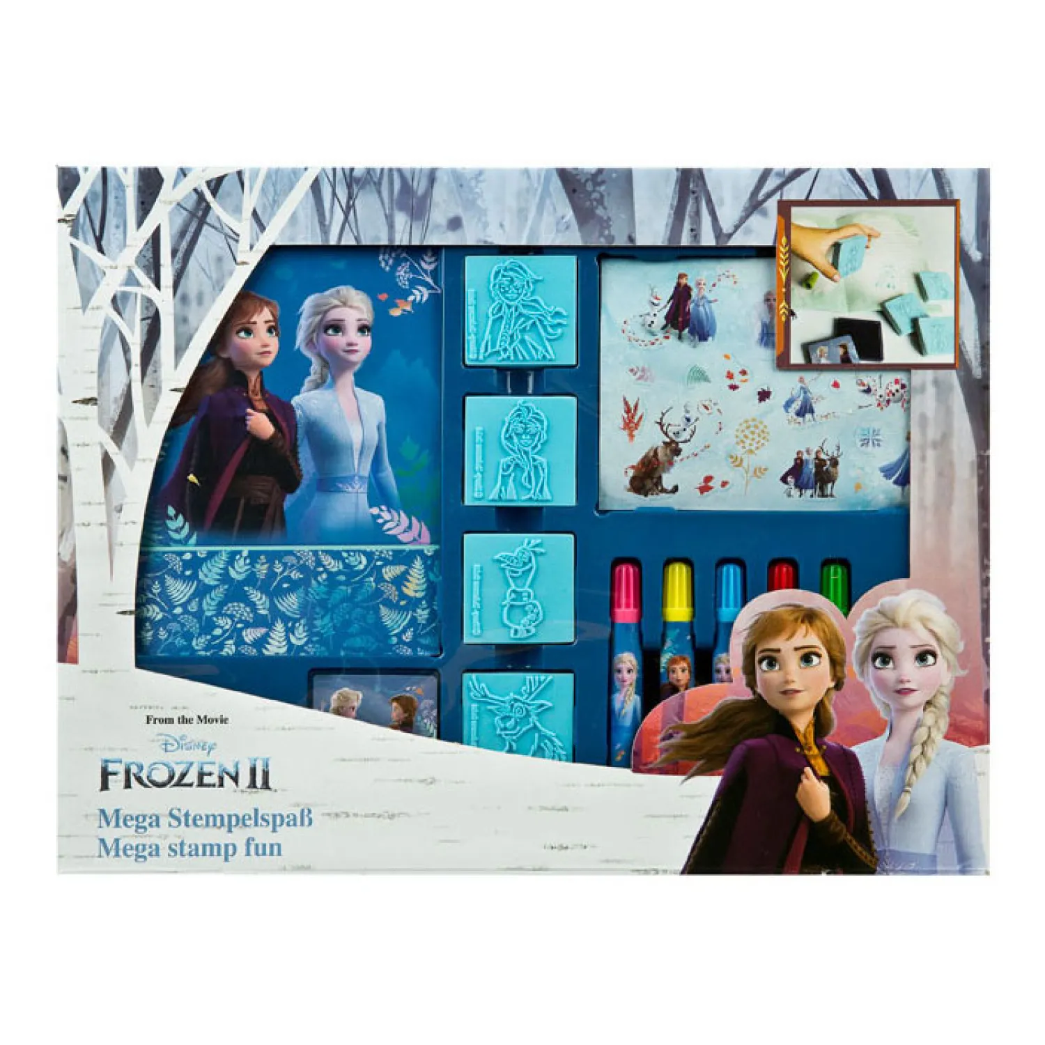 Mega Stempel- en Kleurset Frozen-Undercover