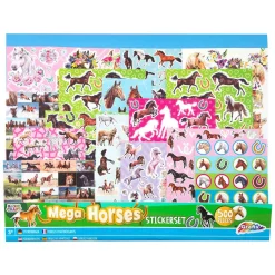 Grafix Mega Stickerset Paarden, 500st.