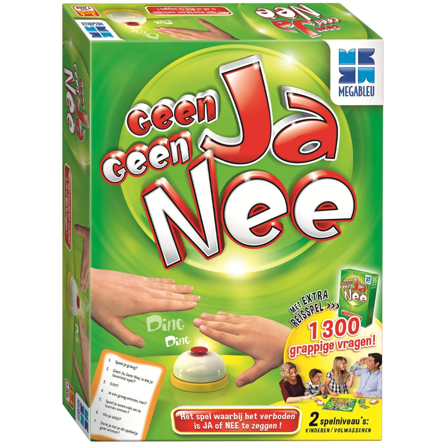 Megableu Geen Ja Geen Nee met Reiskaarten - Bordspel Discount