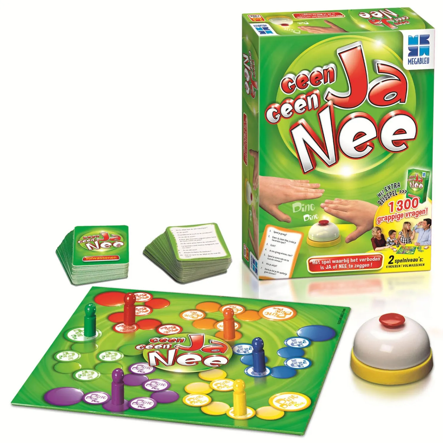 Megableu Geen Ja Geen Nee met Reiskaarten - Bordspel Discount