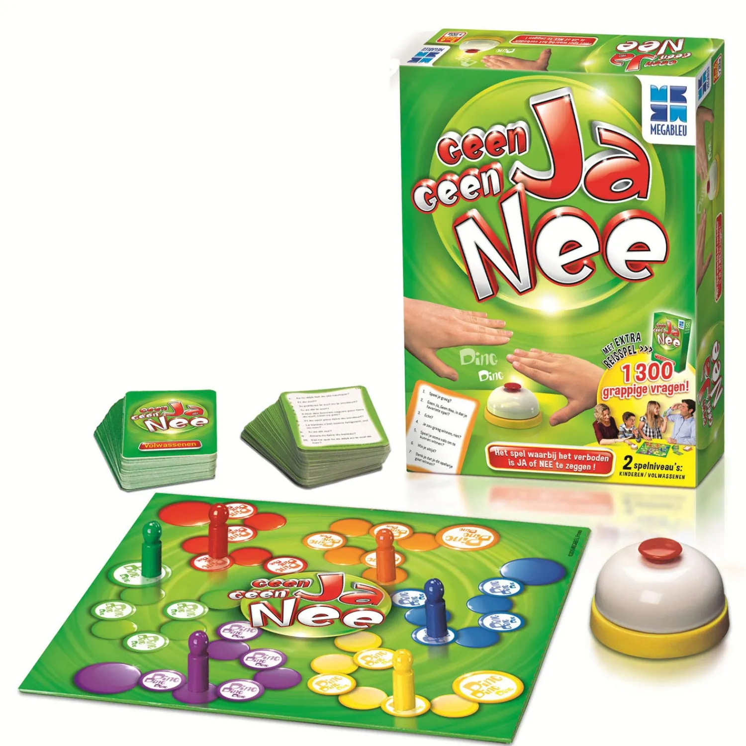 Megableu Geen Ja Geen Nee met Reiskaarten - Bordspel Discount