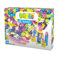 Basic Roze Bouwblokken, 1000dlg.-Meli