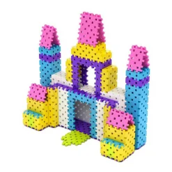 Basic Roze Bouwblokken, 1000dlg.-Meli