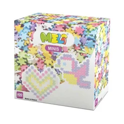 Minis Pastel Bouwblokken, 400dlg.-Meli New