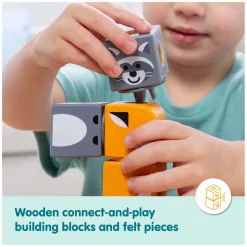 Spin Master Melissa & Doug - Blockables Speelset Bosvriendjes - 16dlg. Hot