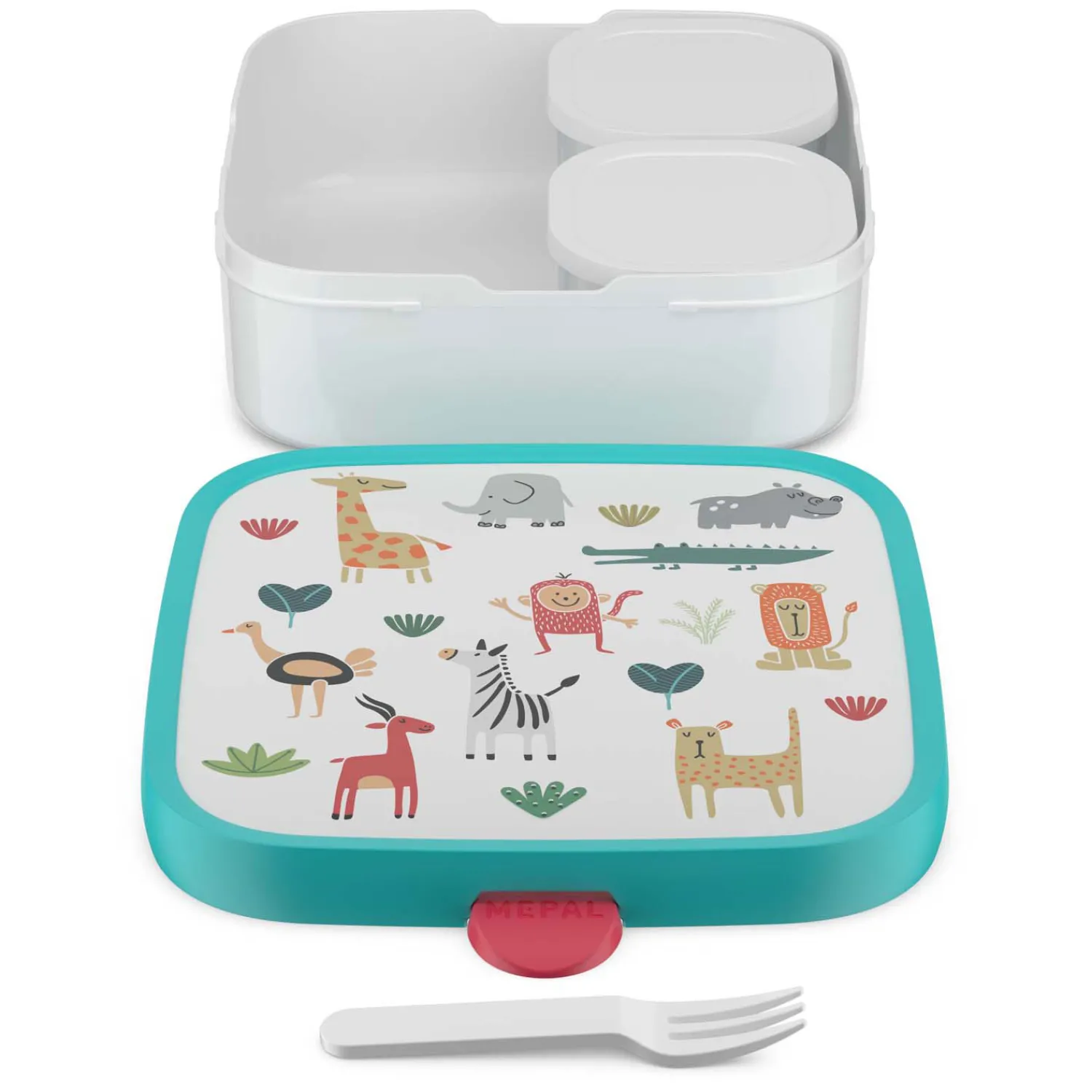 Bento Lunchbox Campus Groot - Animal Friends-Mepal