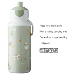Drinkfles Pop-Up Campus 400 ml - Little Dutch Little Farm-Mepal New
