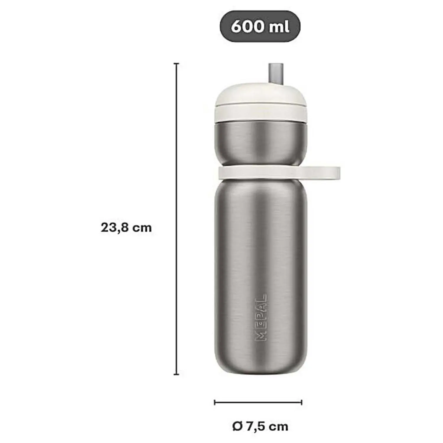 Mepal Isoleerfles Twist 600 ml - Moss green New