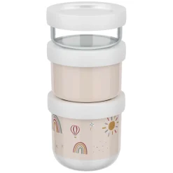Mepal Snackbox Stack Mio - Sunshine & Rainbow, 3dlg Best