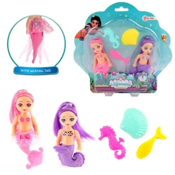 Mermaids Zeemeerminpop met Accessoires, 12cm-Toi-Toys Online