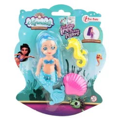 Mermaids Zeemeerminpop met Kammetjes, 12cm-Toi-Toys New