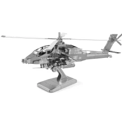 Metal Earth AH-64 Apache Zilver Editie>Eureka Clearance