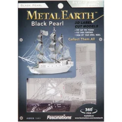 Eureka Metal Earth Pirate Ship Black Pearl Zilver Editie Discount