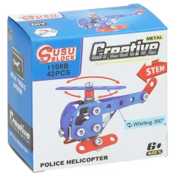 Metalen Bouwpakket Politie Voertuig New