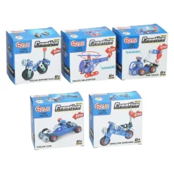 Metalen Bouwpakket Politie Voertuig New