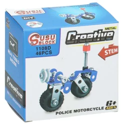 Metalen Bouwpakket Politie Voertuig New