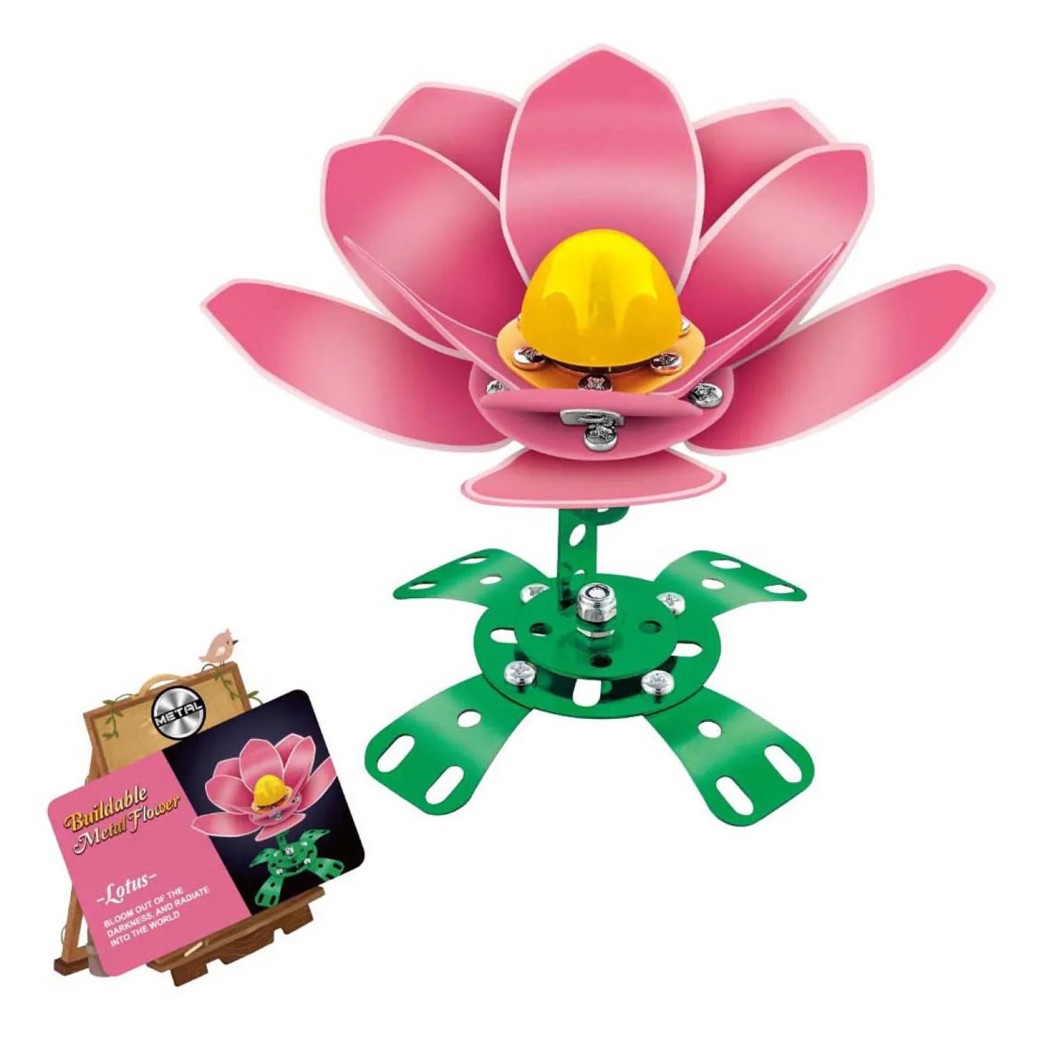 Metalen Constructieset Roze Klaproos> Best