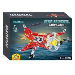 Metalen Constructieset Vliegtuig, 134dlg.- Outlet