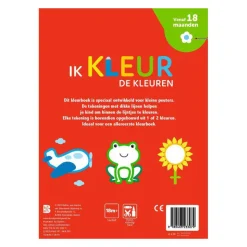 Standaard Uitgeverij Mijn Allereerste Kleurboek - Ik kleur De Kleuren 18m+