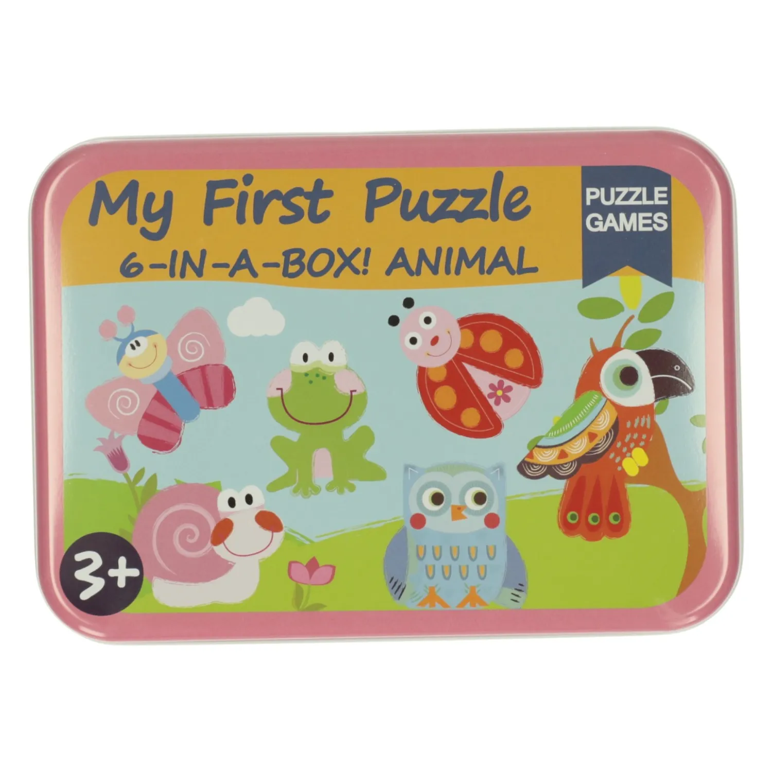 Mijn Eerste 6 Puzzzels in Blik - Dieren> Outlet