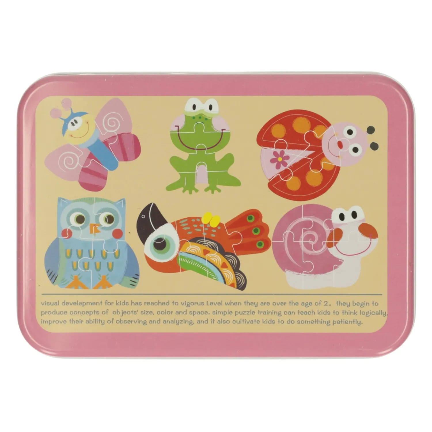 Mijn Eerste 6 Puzzzels in Blik - Dieren> Outlet