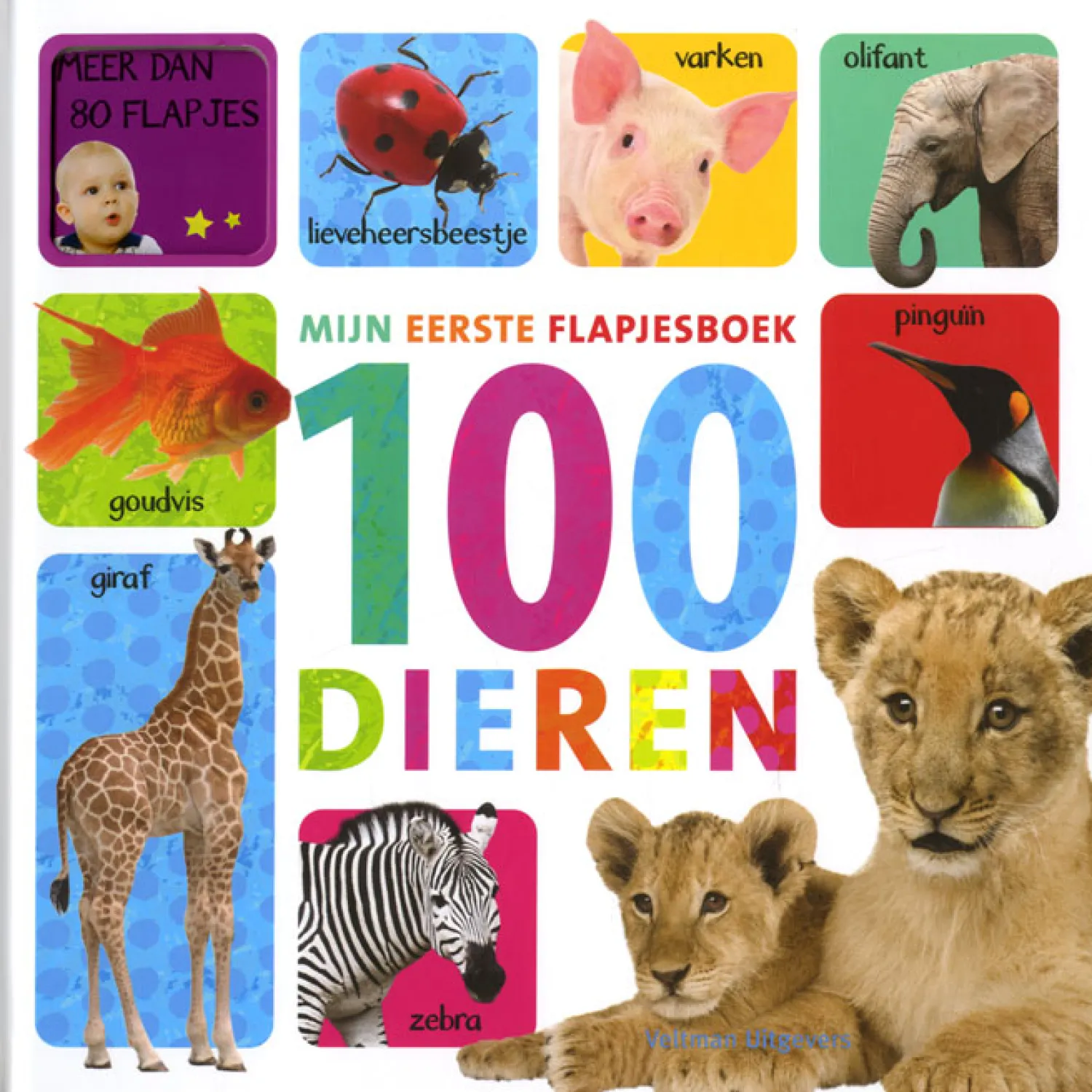 Mijn eerste flapjesboek 100 dieren- Online