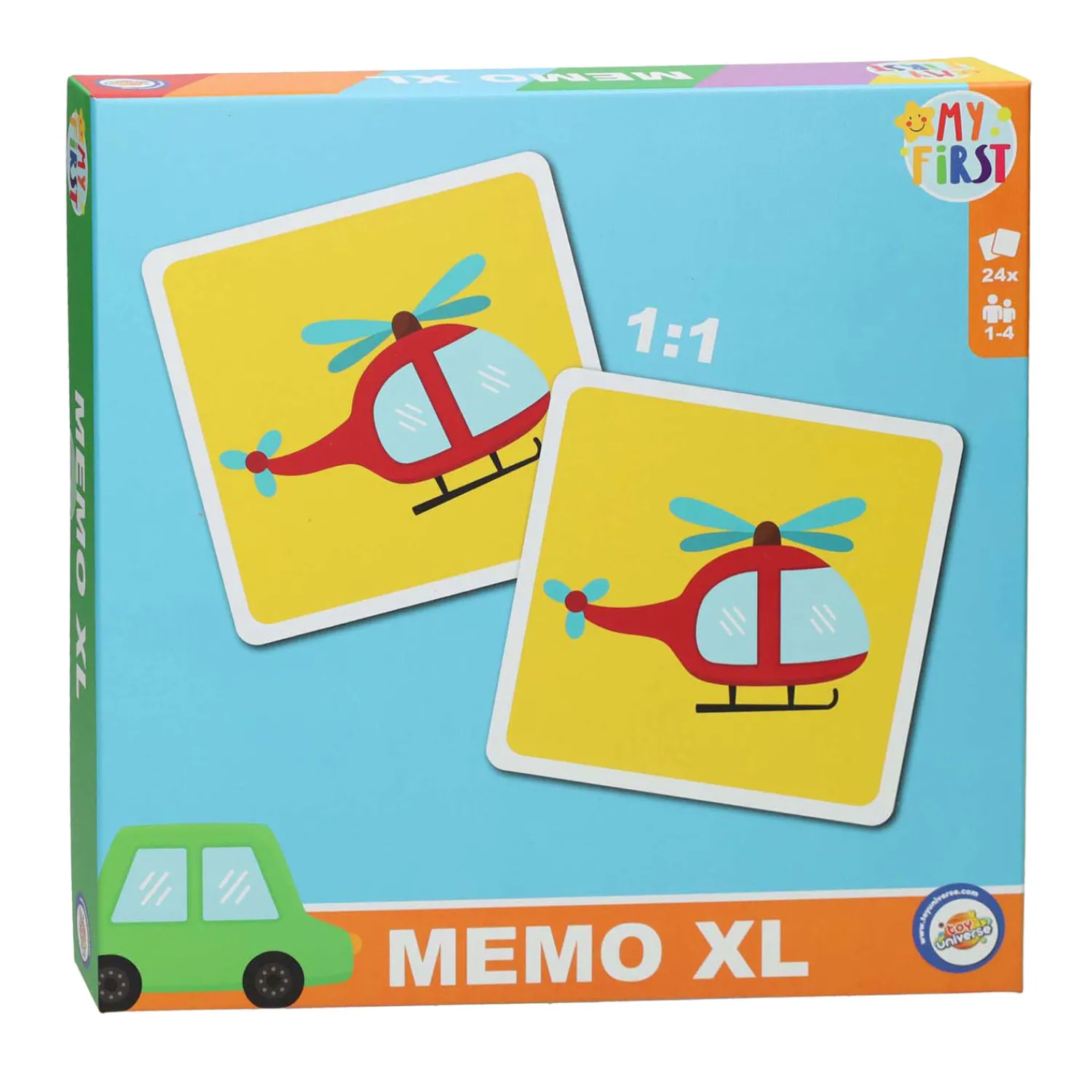 Mijn Eerste Memo XL Voertuigen- New