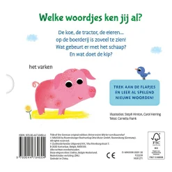 Mijn Eerste Woordjes Kartonboek - Op De Boerderij (1-3 j.)-Deltas Outlet