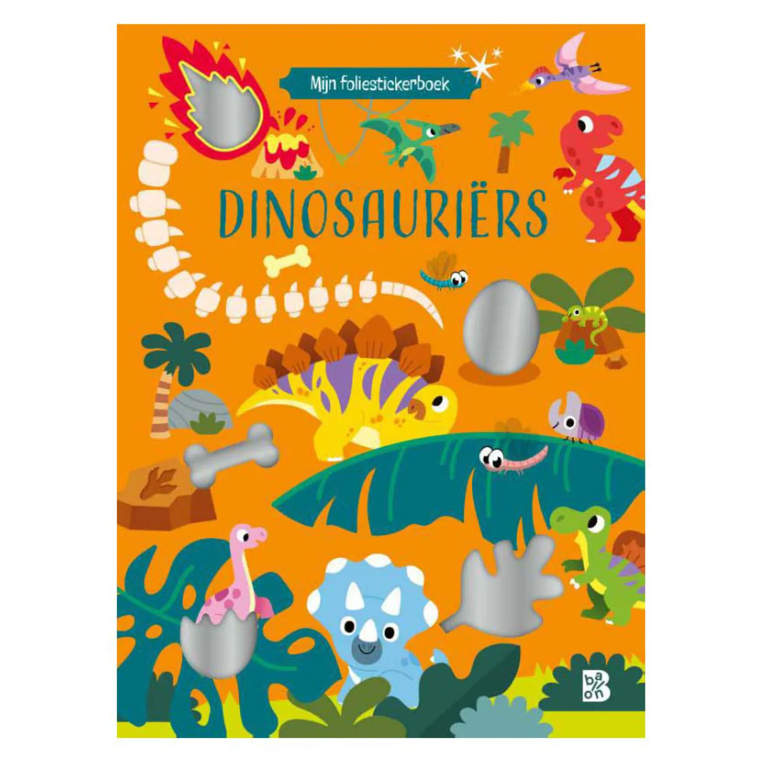 Mijn Foliestickerboek Dinosauriers-Wins Holland Discount