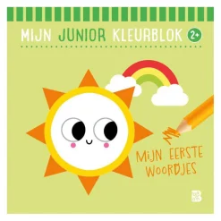 Mijn Junior Kleurblok - Mijn Eerste Woordjes 2+>Standaard Uitgeverij Best