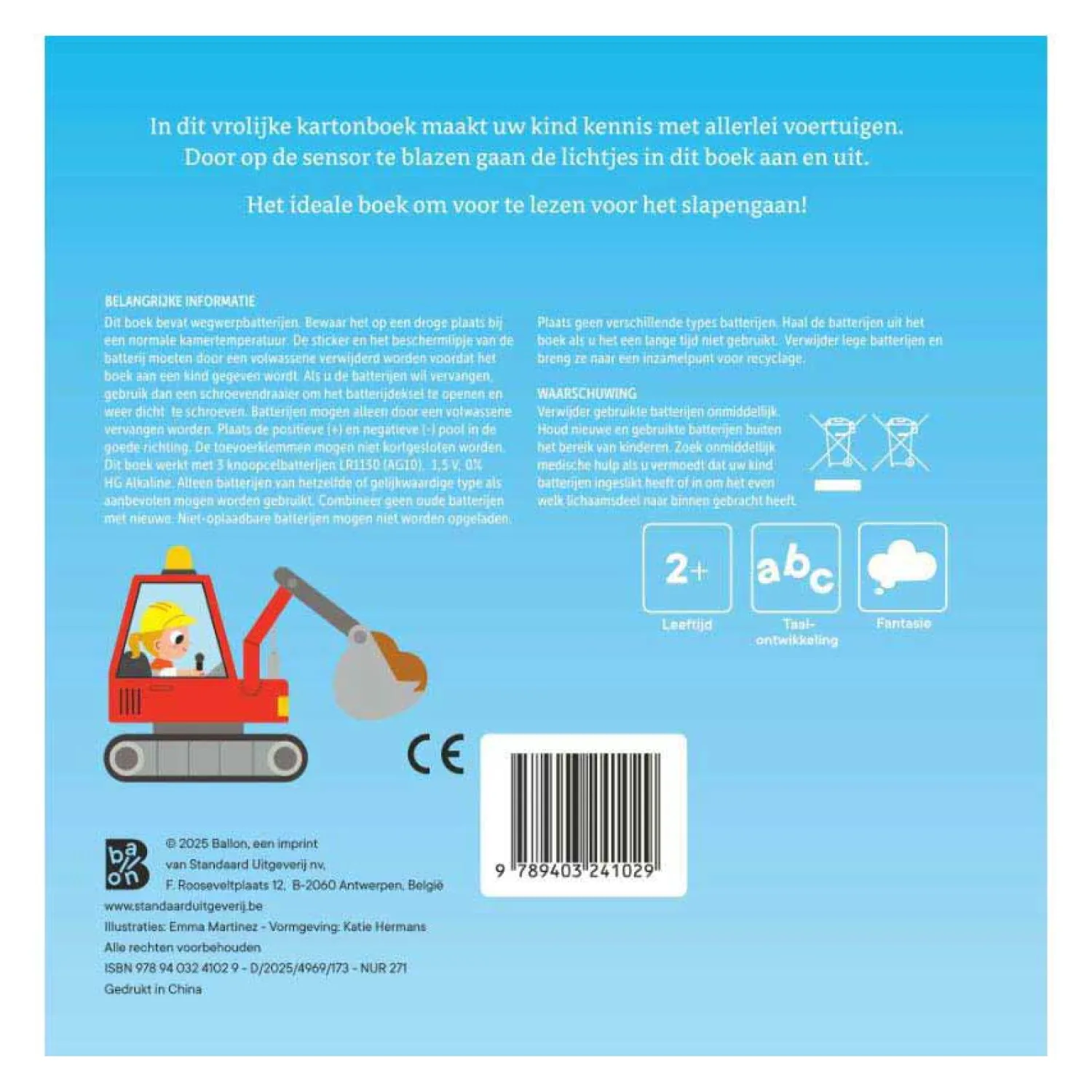 Mijn lichtjesboek - Voertuigen 2+>Standaard Uitgeverij Discount