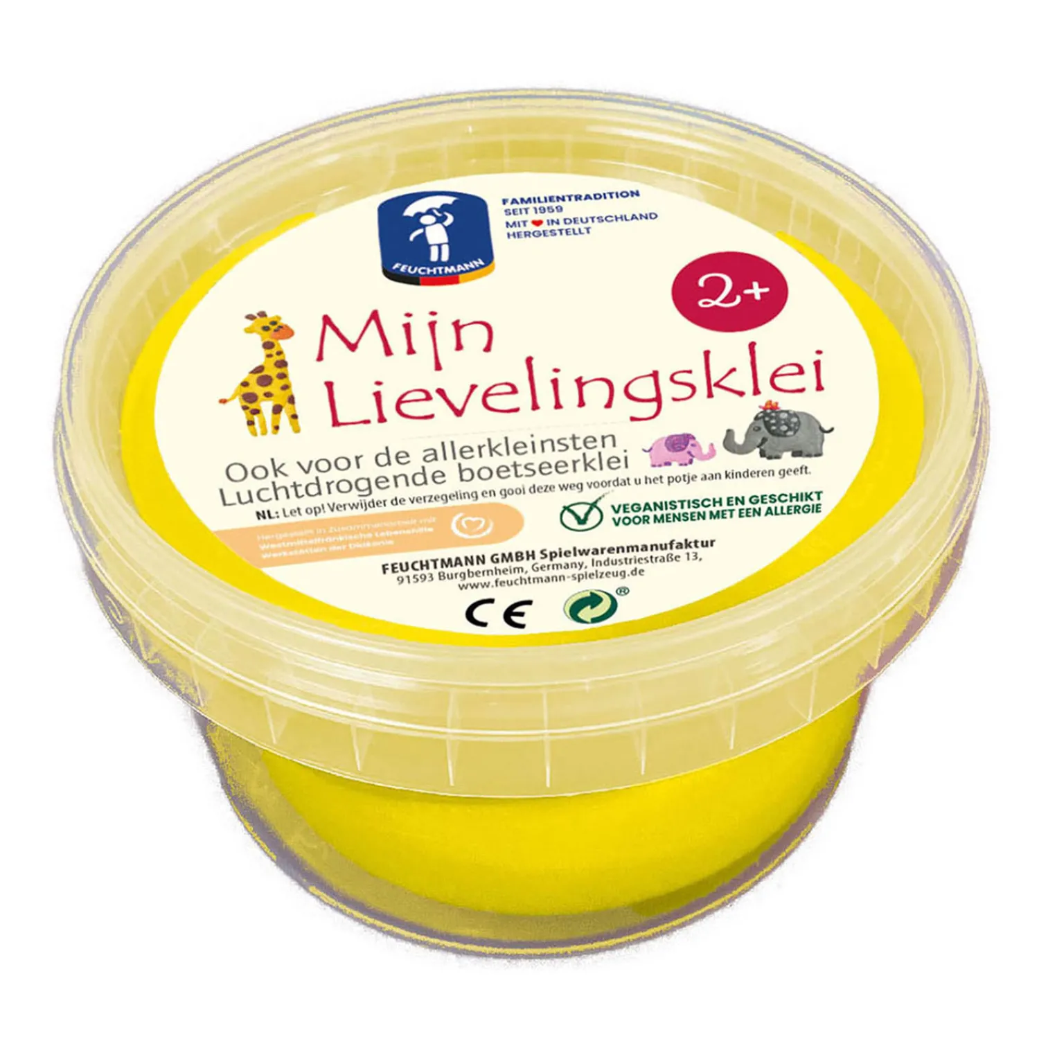 Mijn Lievelingsklei - geel, 500gr.-Feuchtmann Hot