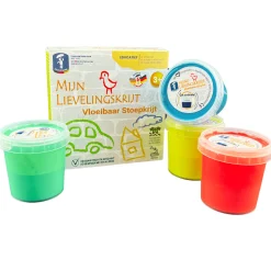 Feuchtmann Mijn Lievelingskrijt - Vloeibaar Stoepkrijt, 4x100gr. Best